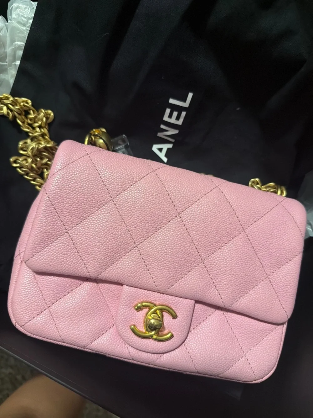 chanel mini flap